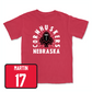 Red Football Cornhuskers Tee 2 2X-Large / Jalil Martin | #17