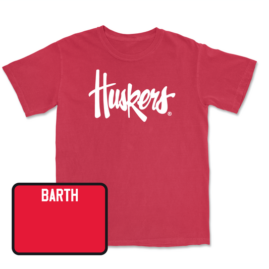 Red Women's Gymnastics Huskers Tee Youth Small / Katelyn Barth