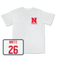 White Football Comfort Colors Tee 3 Youth Large / Koby Bretz | #26
