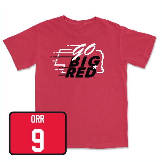 Red Women's Volleyball GBR Tee Youth Small / Kennedi Orr | #9