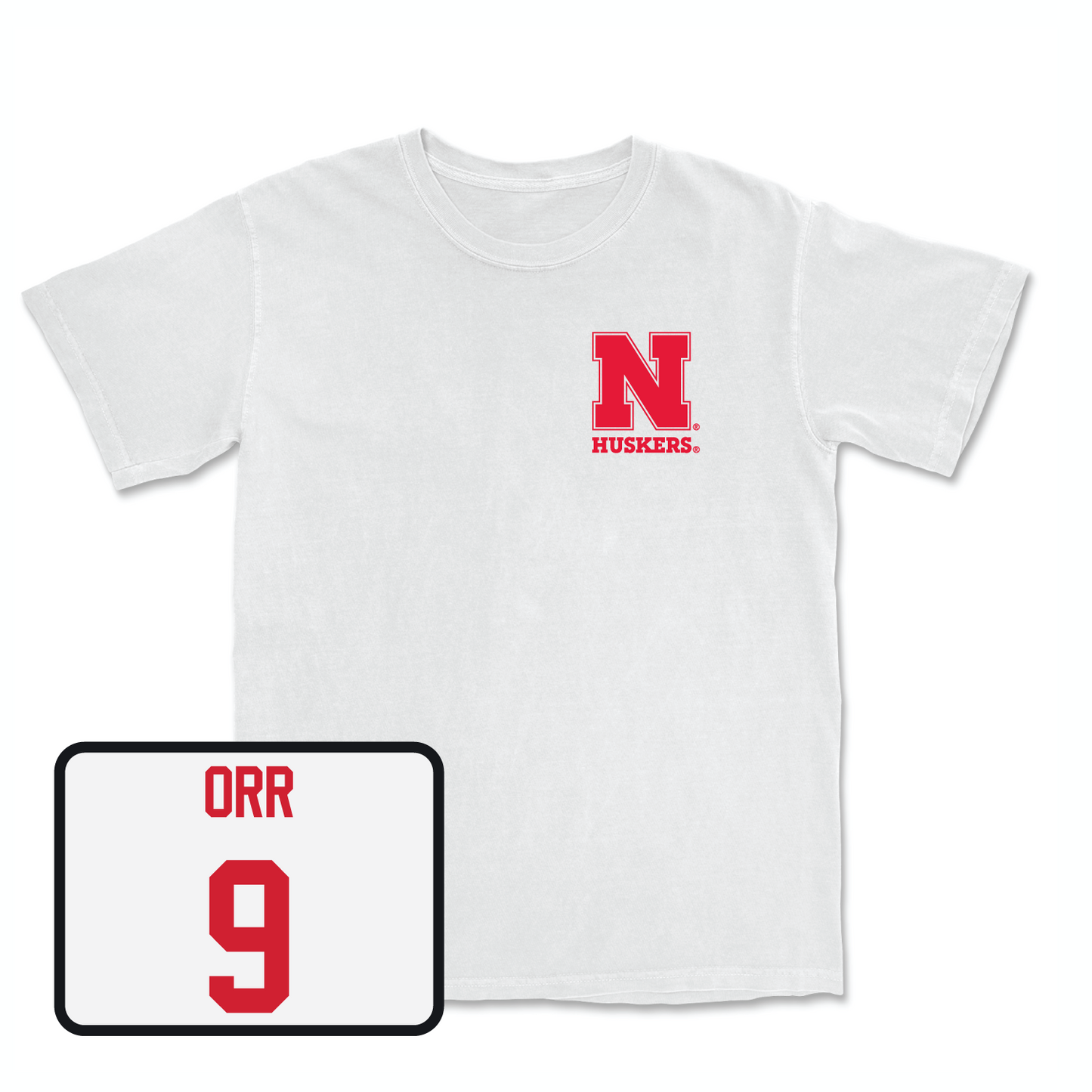 White Women's Volleyball Comfort Colors Tee Small / Kennedi Orr | #9