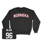 Black Football Nebraska Crew Small / Leslie Black | #96