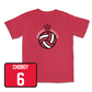 Red Women's Volleyball Crown Tee 4X-Large / Laney Choboy | #6