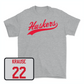 Sport Grey Women's Volleyball Script Tee Youth Small / Lindsay Krause | #22