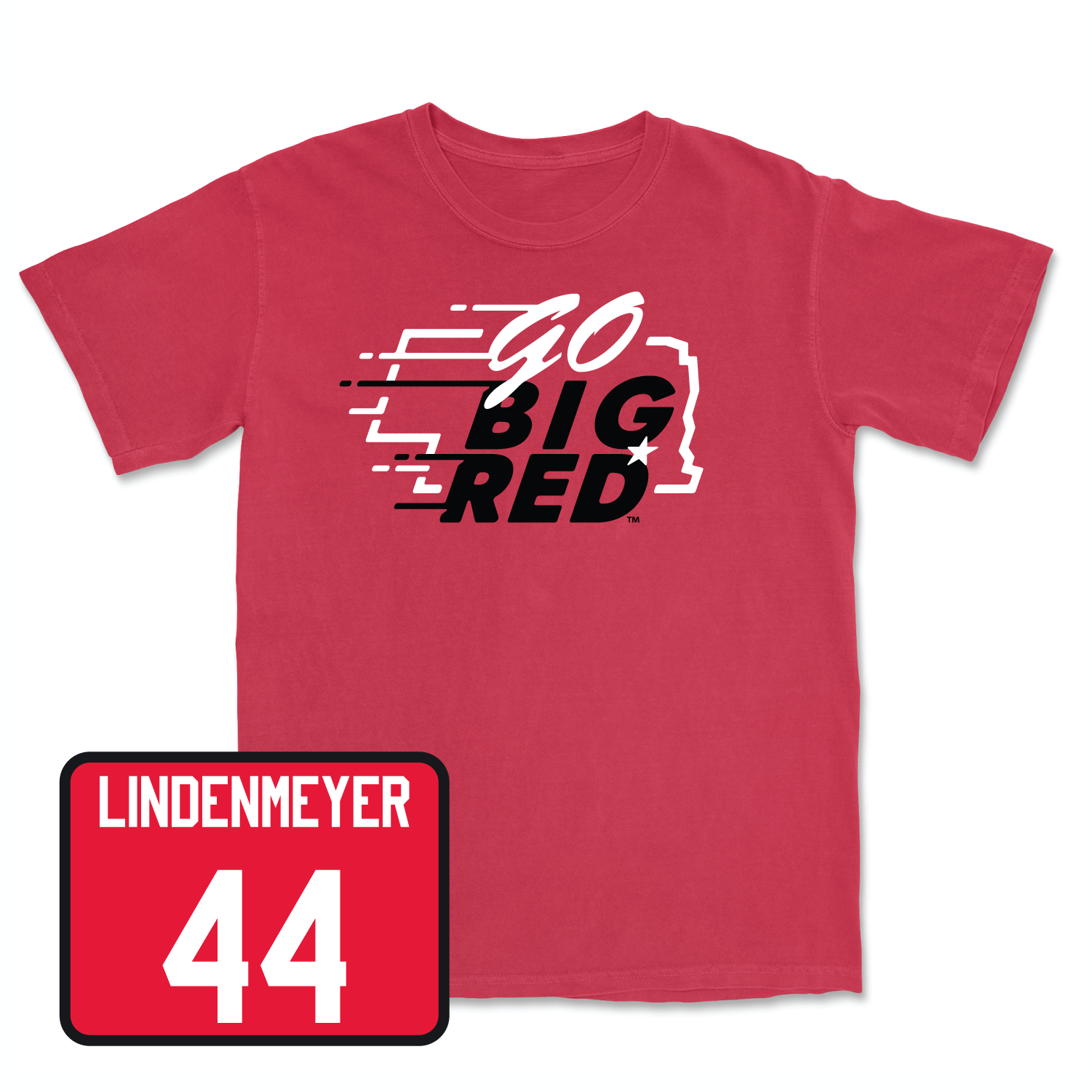 Red Football GBR Tee 5 Youth Large / Luke Lindenmeyer | #44