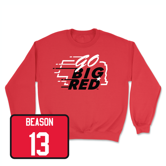 Red Women's Volleyball GBR Crew Youth Small / Merritt Beason | #13