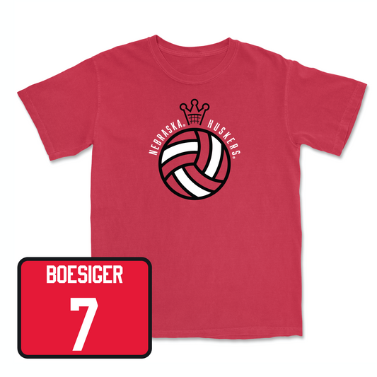 Red Women's Volleyball Crown Tee 2X-Large / Maisie Boesiger | #7