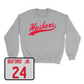 Sport Grey Football Script Crew 3 Youth Large / Marques Buford Jr. | #24