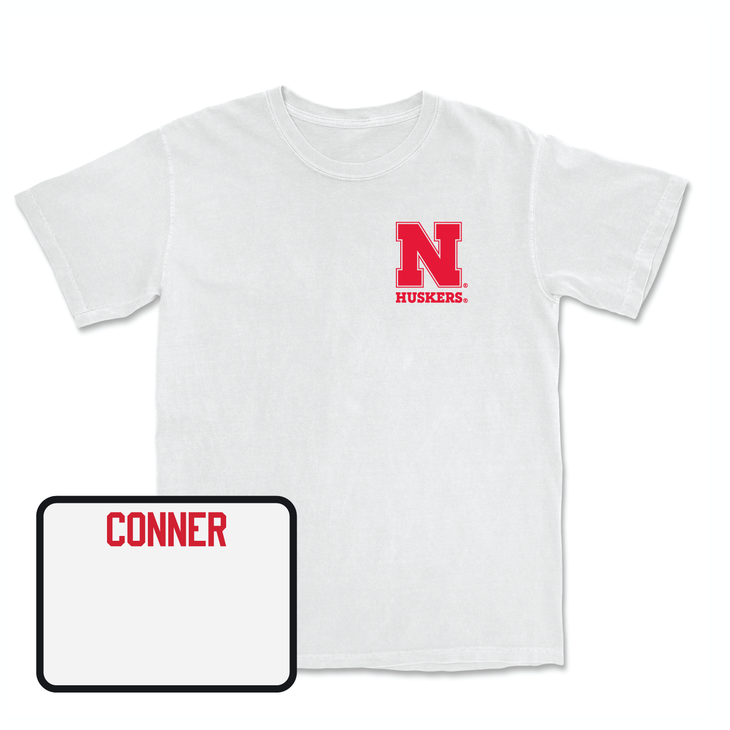 White Track & Field Comfort Colors Tee Small / Mayson Conner