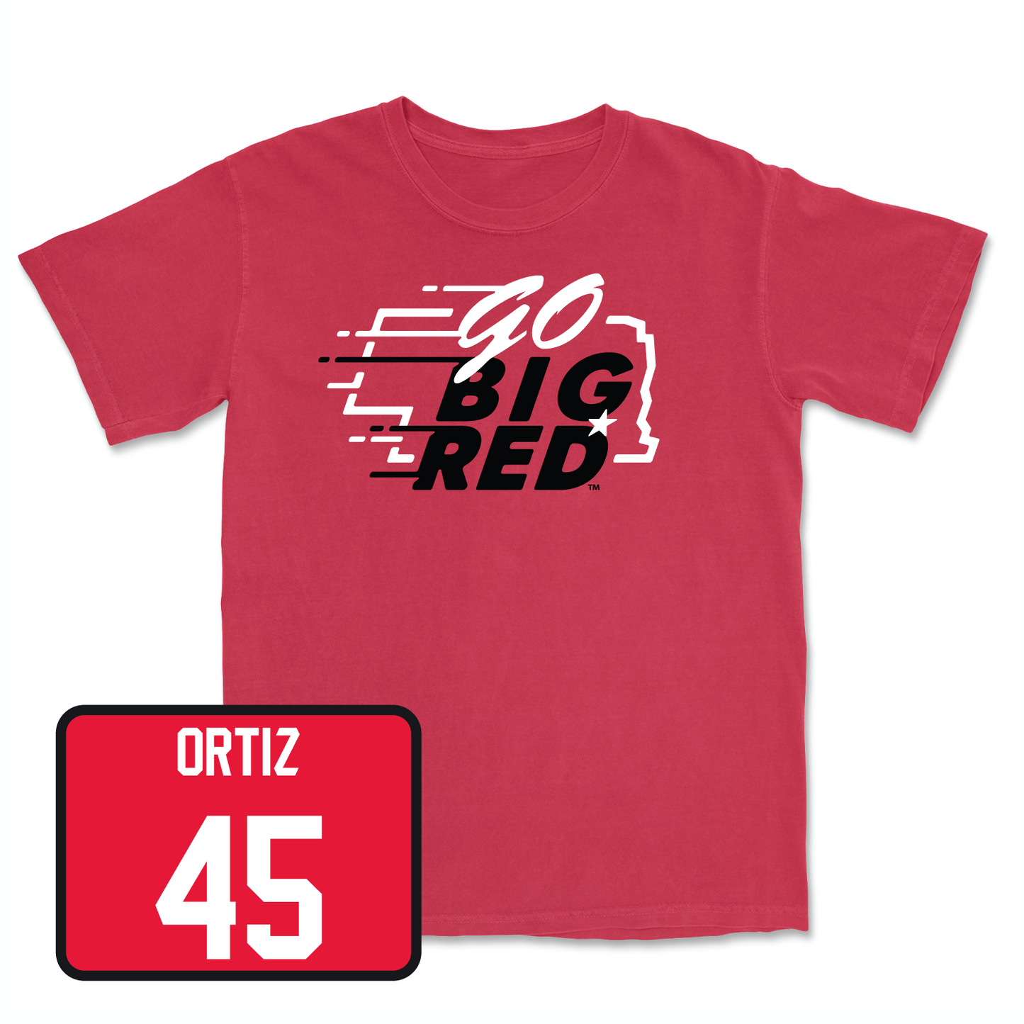 Red Football GBR Tee 5 Youth Large / Marco Ortiz | #45