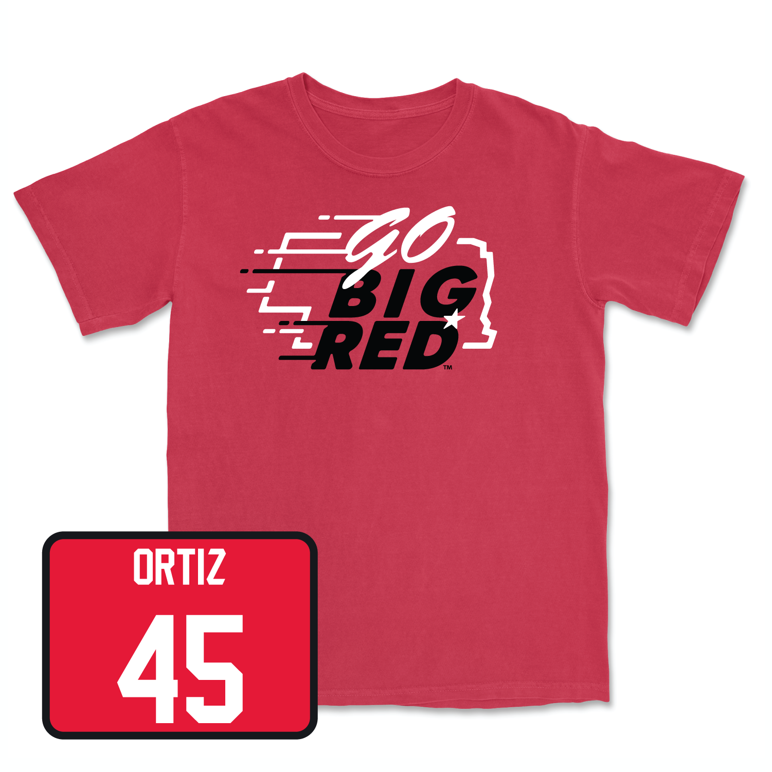 Red Football GBR Tee 5 Youth Small / Marco Ortiz | #45