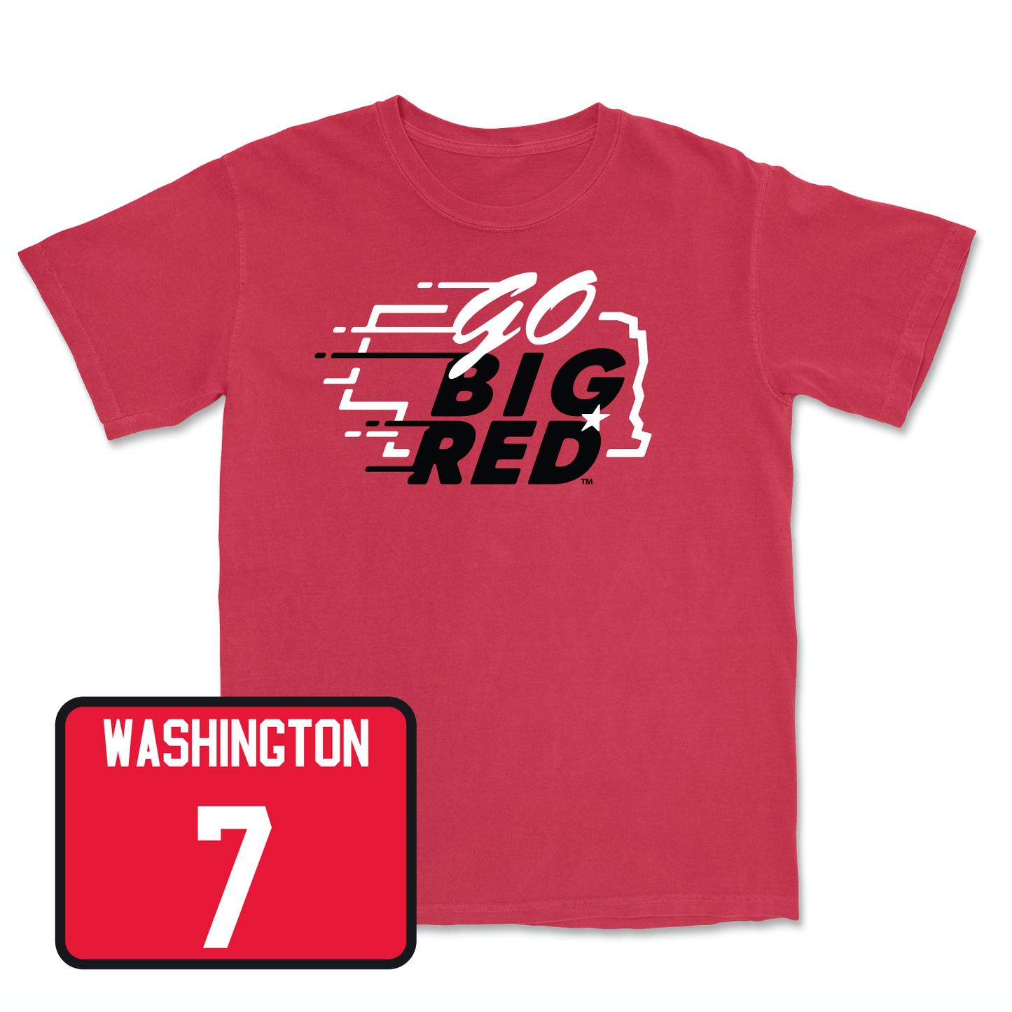 Red Football GBR Tee 2X-Large / Marcus Washington | #7
