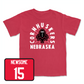 Red Football Cornhuskers Tee 2 2X-Large / Quinton Newsome | #15