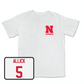 White Women's Volleyball Comfort Colors Tee Large / Rebekah Allick | #5