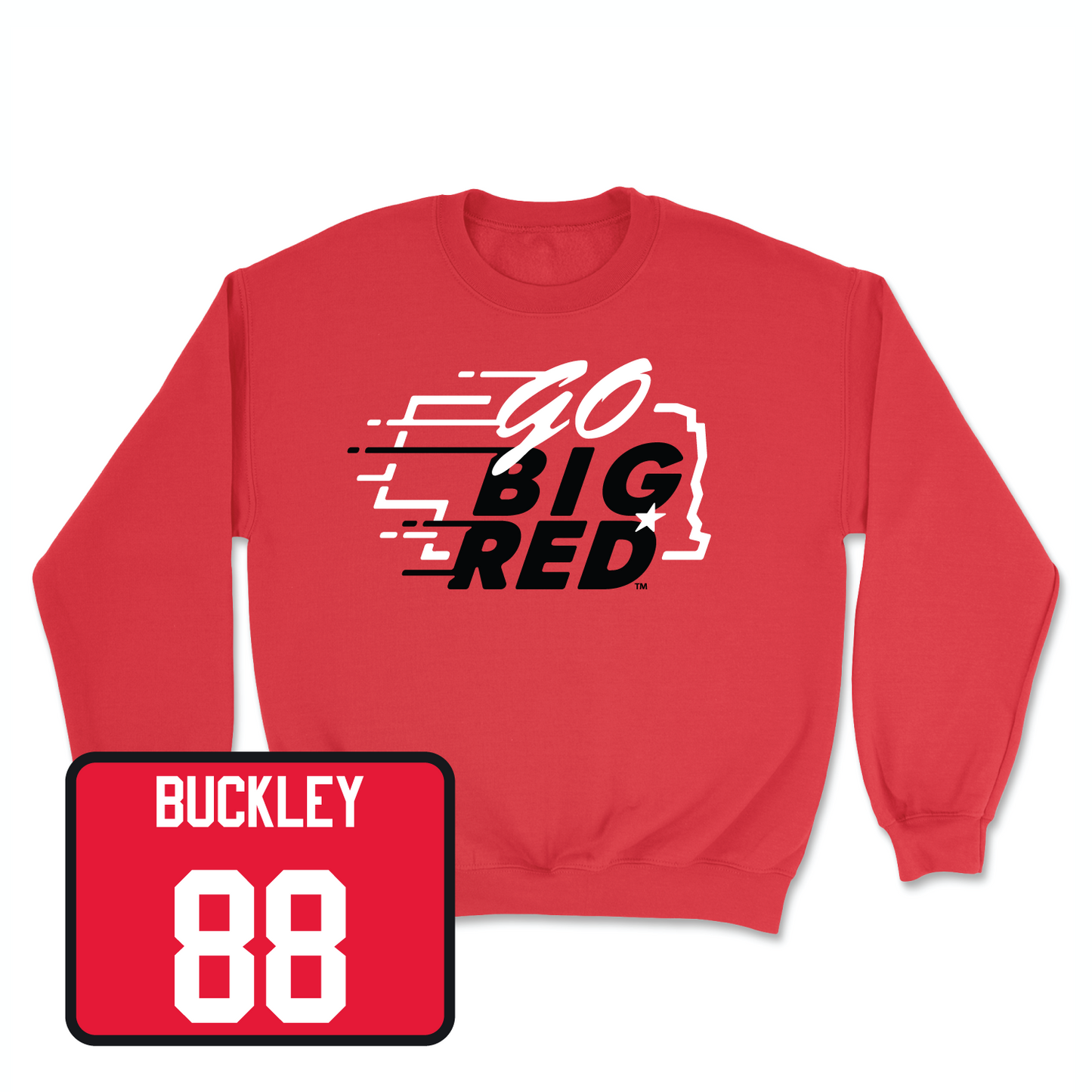 Red Football GBR Crew 7 Medium / Ru'Quan Buckley | #88