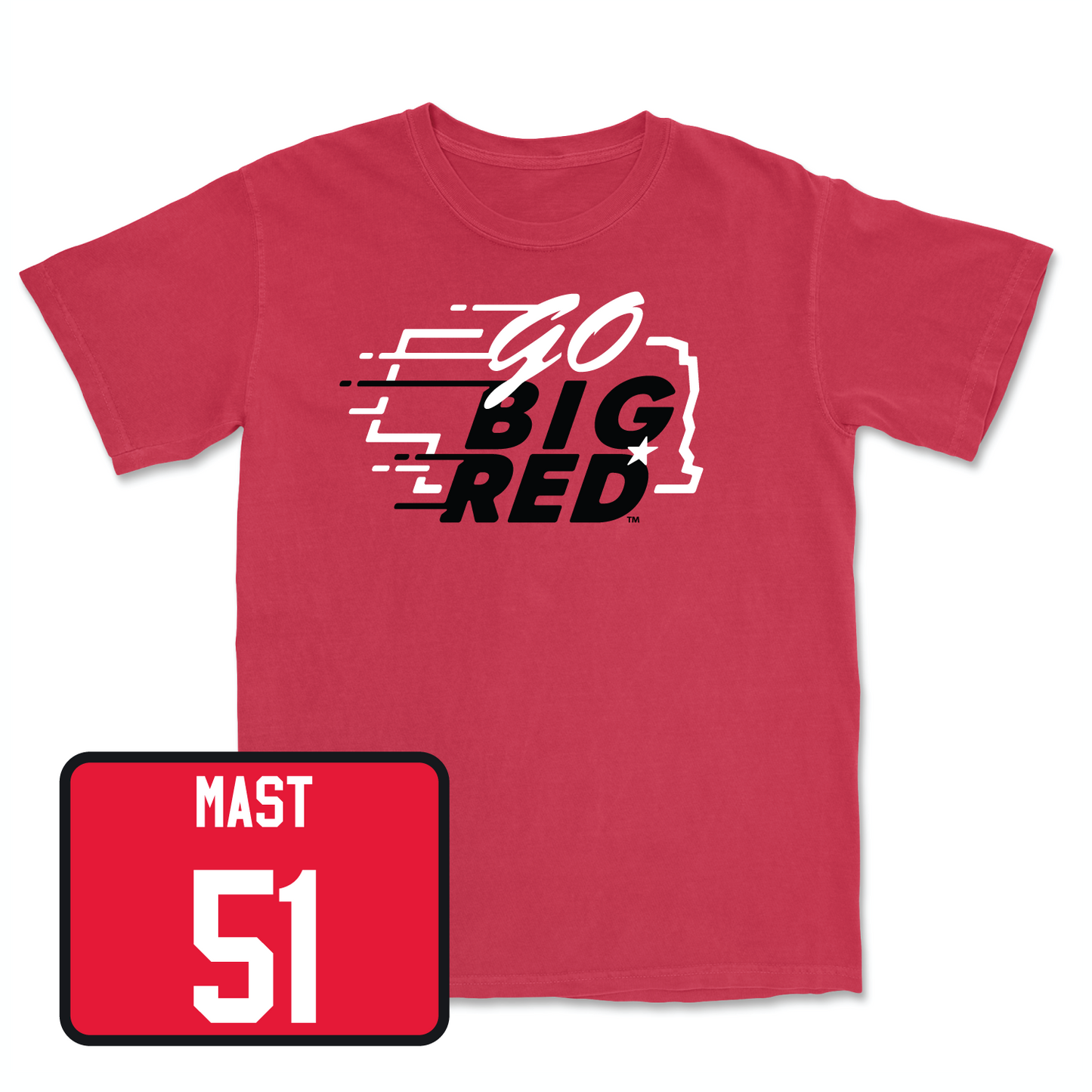Red Men's Basketball GBR Tee Medium / Rienk Mast | #51
