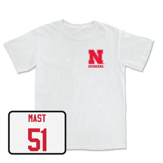 White Men's Basketball Comfort Colors Tee Youth Small / Rienk Mast | #51