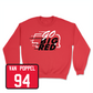 Red Football GBR Crew Youth Large / Riley Van Poppel | #94