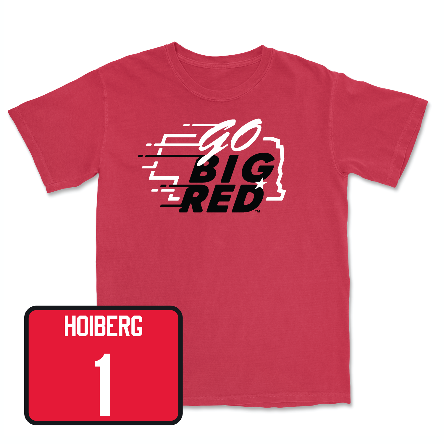 Red Men's Basketball GBR Tee Youth Large / Samuel Hoiberg | #1