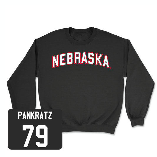 Black Football Nebraska Crew 7 Youth Small / Spencer Pankratz | #79