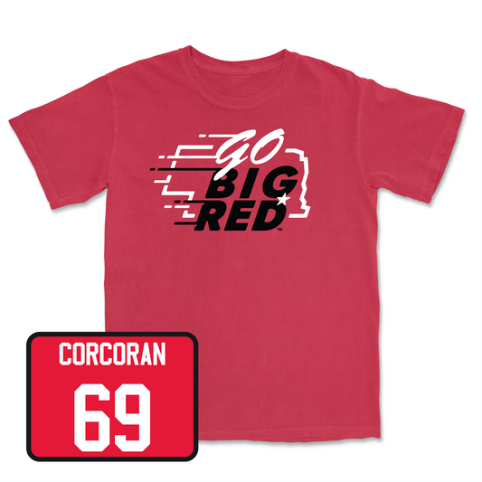 Red Football GBR Tee Youth Small / Turner Corcoran | #69