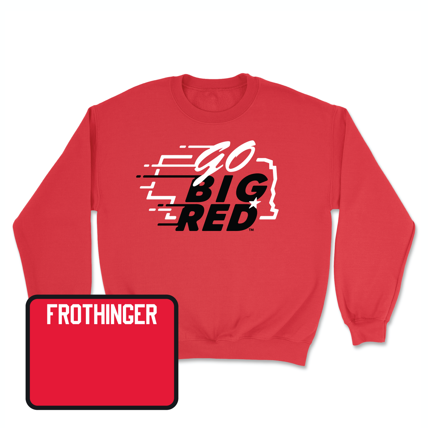 Red Wrestling GBR Crew Youth Medium / Tanner Frothinger | #141