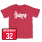 Red Men's Basketball Huskers Tee 3X-Large / Wilhelm Breidenbach | #32