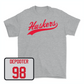 Sport Grey Football Script Tee Youth Large / Will DePooter | #98