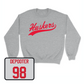 Sport Grey Football Script Crew Youth Large / Will DePooter | #98