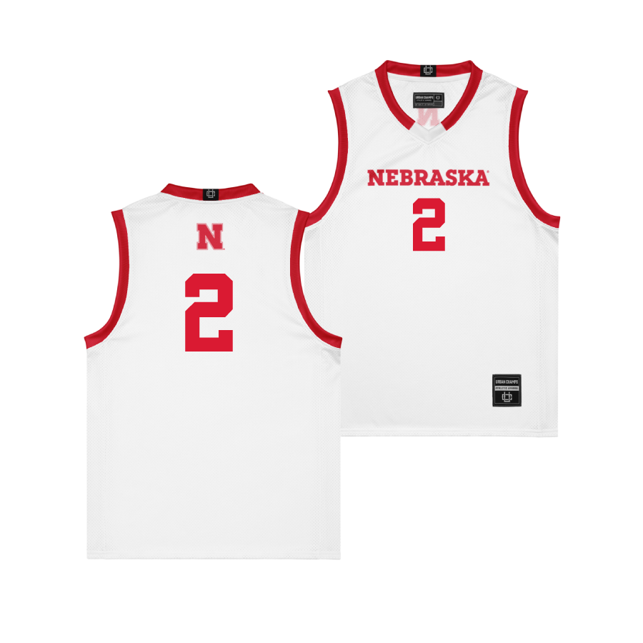 Nebraska Women's Basketball White Jersey - Logan Nissley