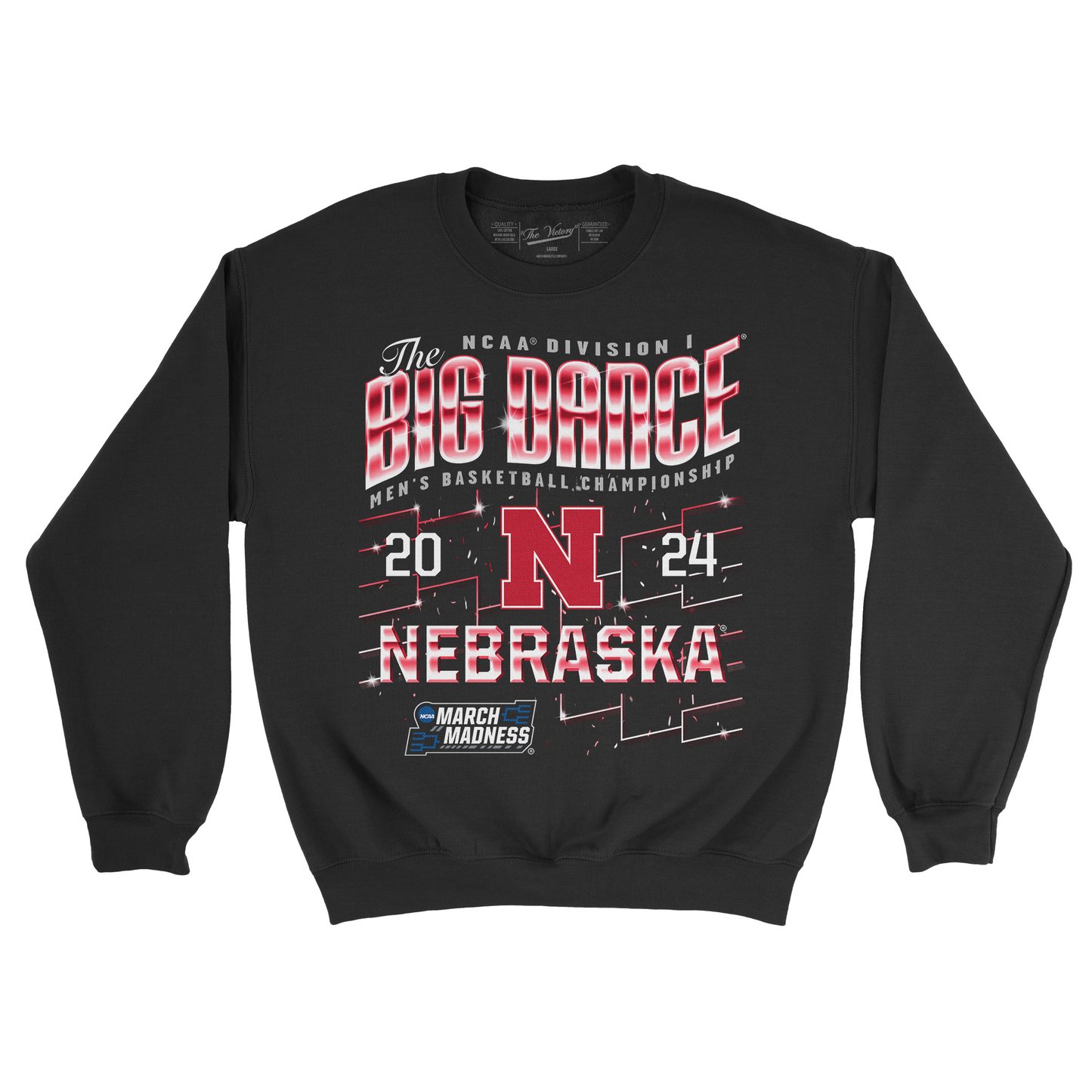Nebraska MBB 2024 NCAA Tournament Streetwear Crew by Retro Brand