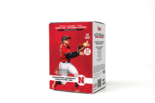 University of Nebraska® Platinum Box - NIL Women's Softball 2024 Trading Cards - GUARANTEED AUTOGRAPH