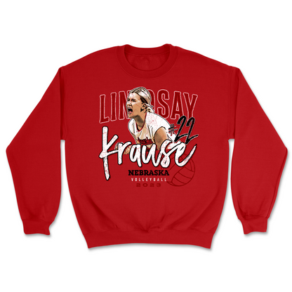 EXCLUSIVE DROP: Nebraska Women's Volleyball Retro Crewneck