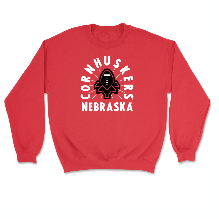 Red Football Cornhuskers Crew - Heinrich Haarberg