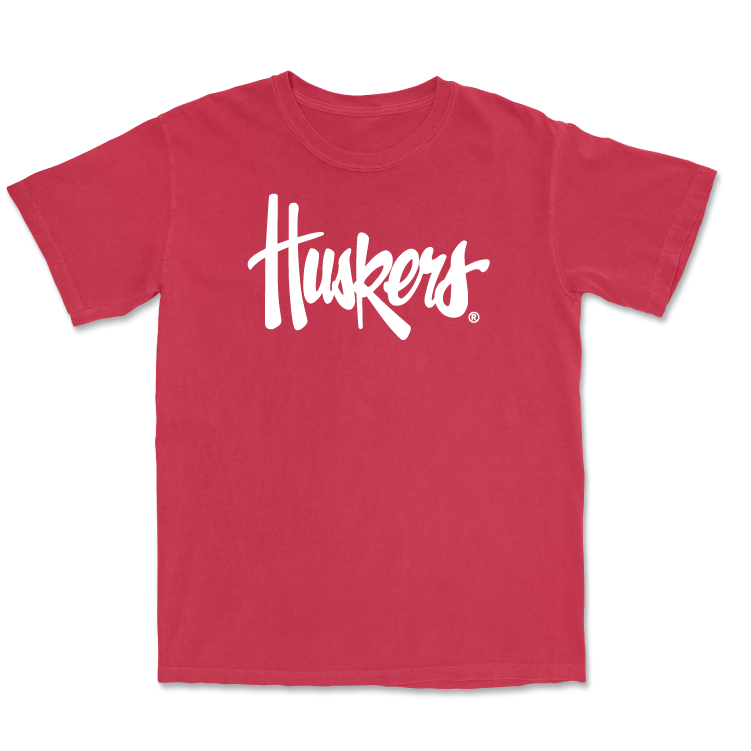 Red Women's Volleyball Huskers Tee - Lindsay Krause