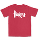 Red Football Huskers Tee - Gabe Ervin Jr.