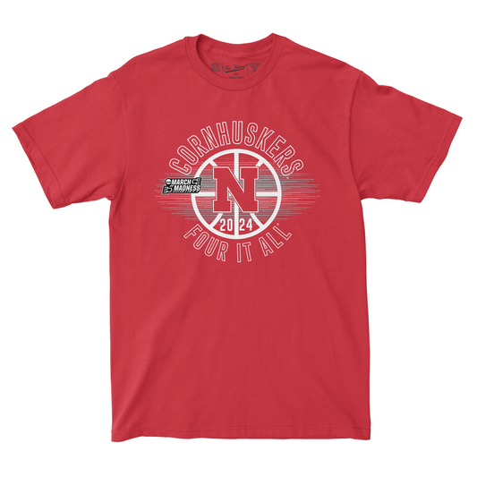 Nebraska WBB Four it all T-shirt by Retro Brand