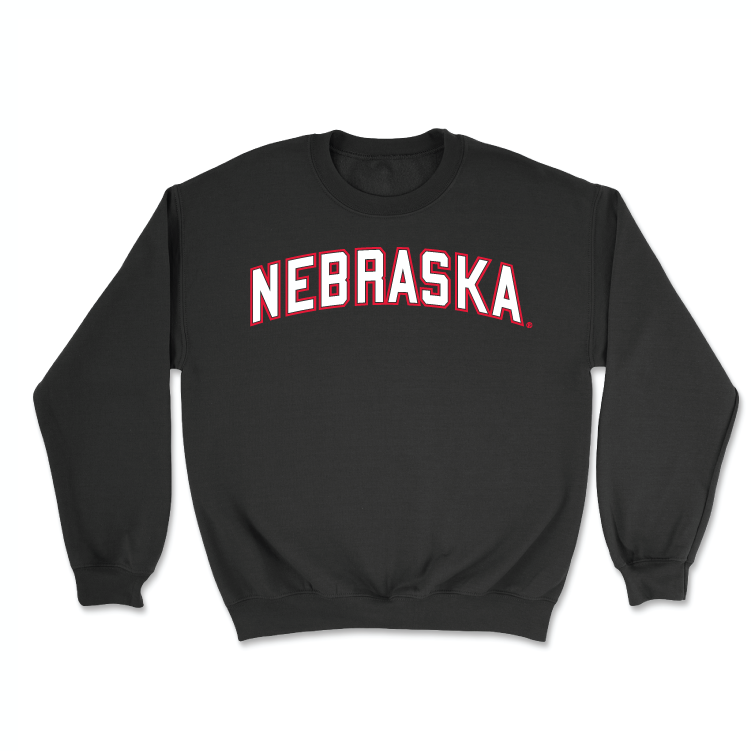 Football Black Nebraska Crew - Emmett Johnson