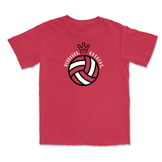 Red Women's Volleyball Crown Tee - Laney Choboy