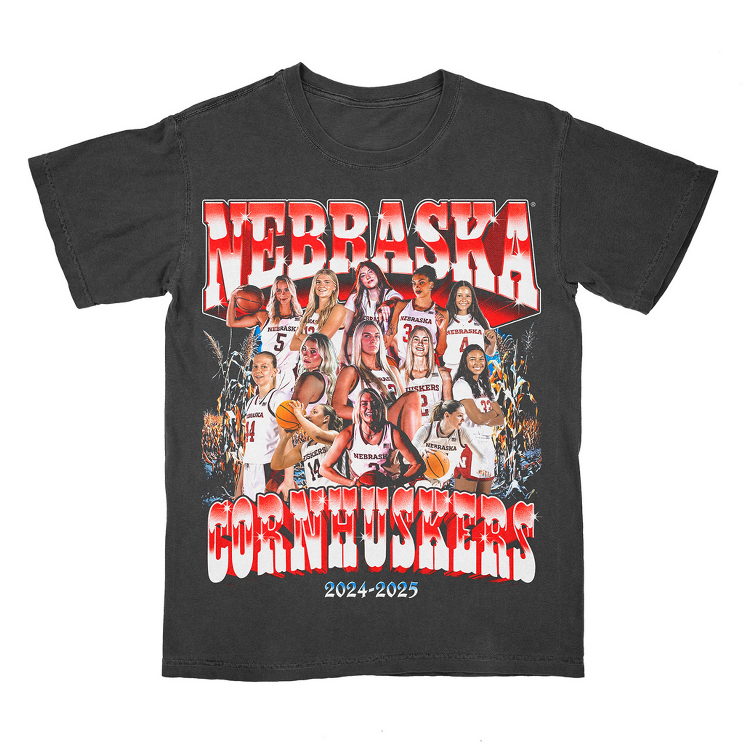 EXCLUSIVE RELEASE: Nebraska Women's Basketball '24-25 Team Pepper Tee