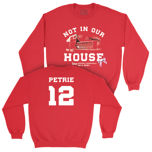 Women's Basketball Not In Our House Red Crew - Jessica Petrie | #12