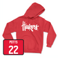 Red Women's Basketball Huskers Hoodie - Natalie Potts