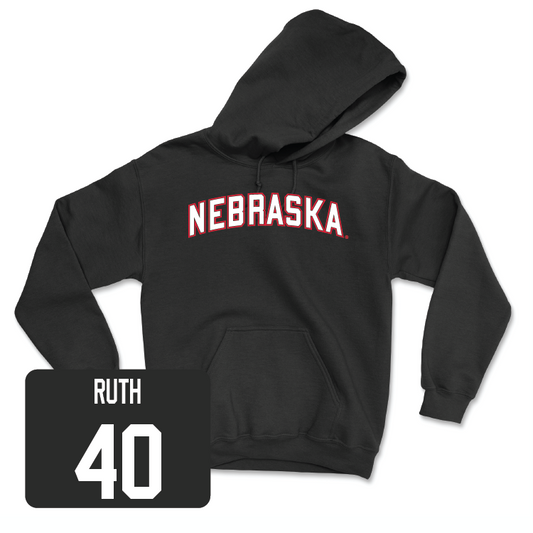 Football Black Nebraska Hoodie - Trevor Ruth