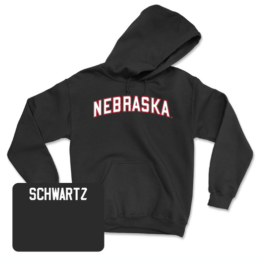 Track & Field Black Nebraska Hoodie - Brett Schwartz