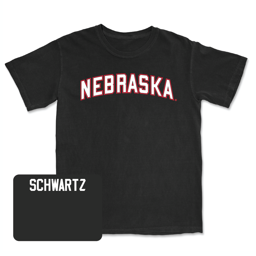 Track & Field Black Nebraska Tee - Brett Schwartz