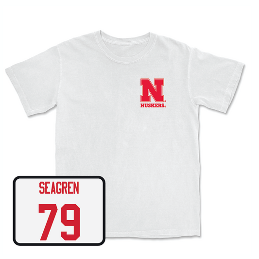 Football White Comfort Colors Tee - Grant Seagren