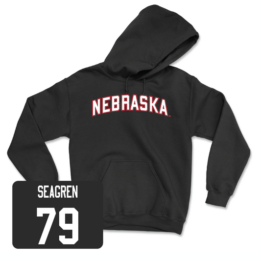 Football Black Nebraska Hoodie - Grant Seagren