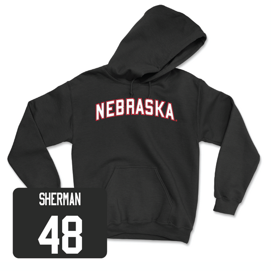 Football Black Nebraska Hoodie - Mekhail Sherman