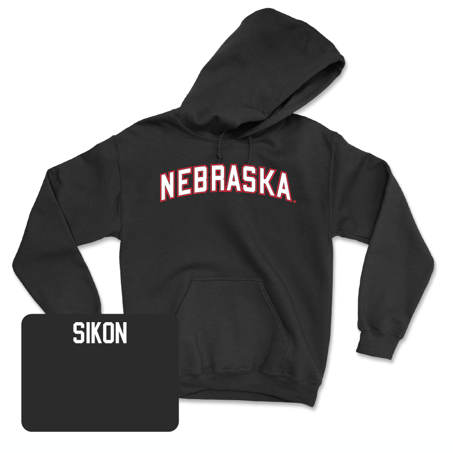 Women's Gymnastics Black Nebraska Hoodie - Isabel Sikon