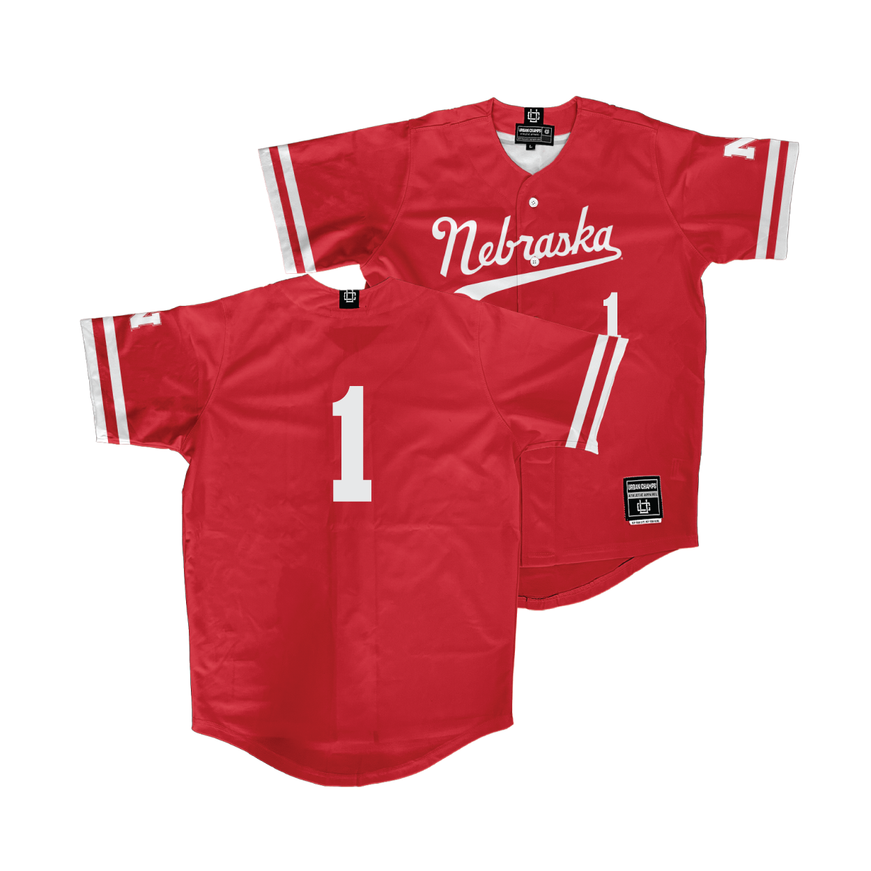 Nebraska Baseball Red Jersey - Riley Silva | #1